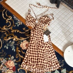 Le Lis Check Me out mini dress- NWT- retail‎ 46.50